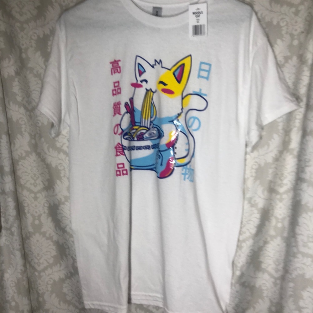 “Noodle Cat” Kid/Teen T-shirt M